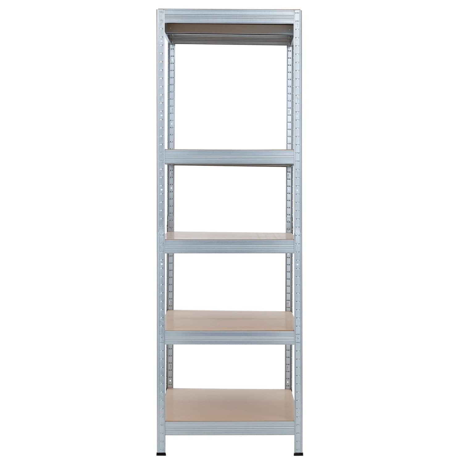 Pack 2 Estanterías Modulares Galvanizadas Con 5 Baldas Ajustables 180x120x60cm 1250kg 7house_2