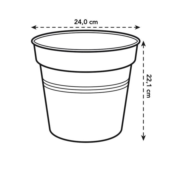 Green Basics Elho Vaso Verde 24 cm
