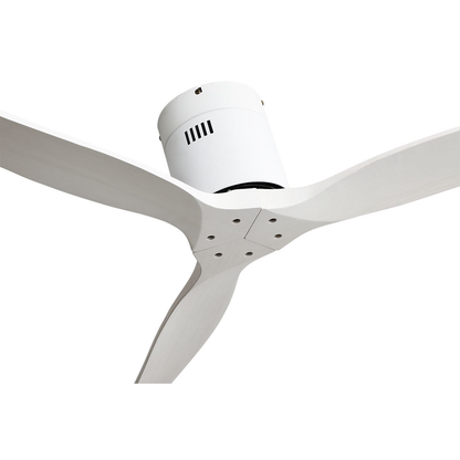 Ventilador Dc Aguilon Blanco 3 Aspas Blancas 5 Velocidades Sin Luz Remoto Y Temporiz.132d_1