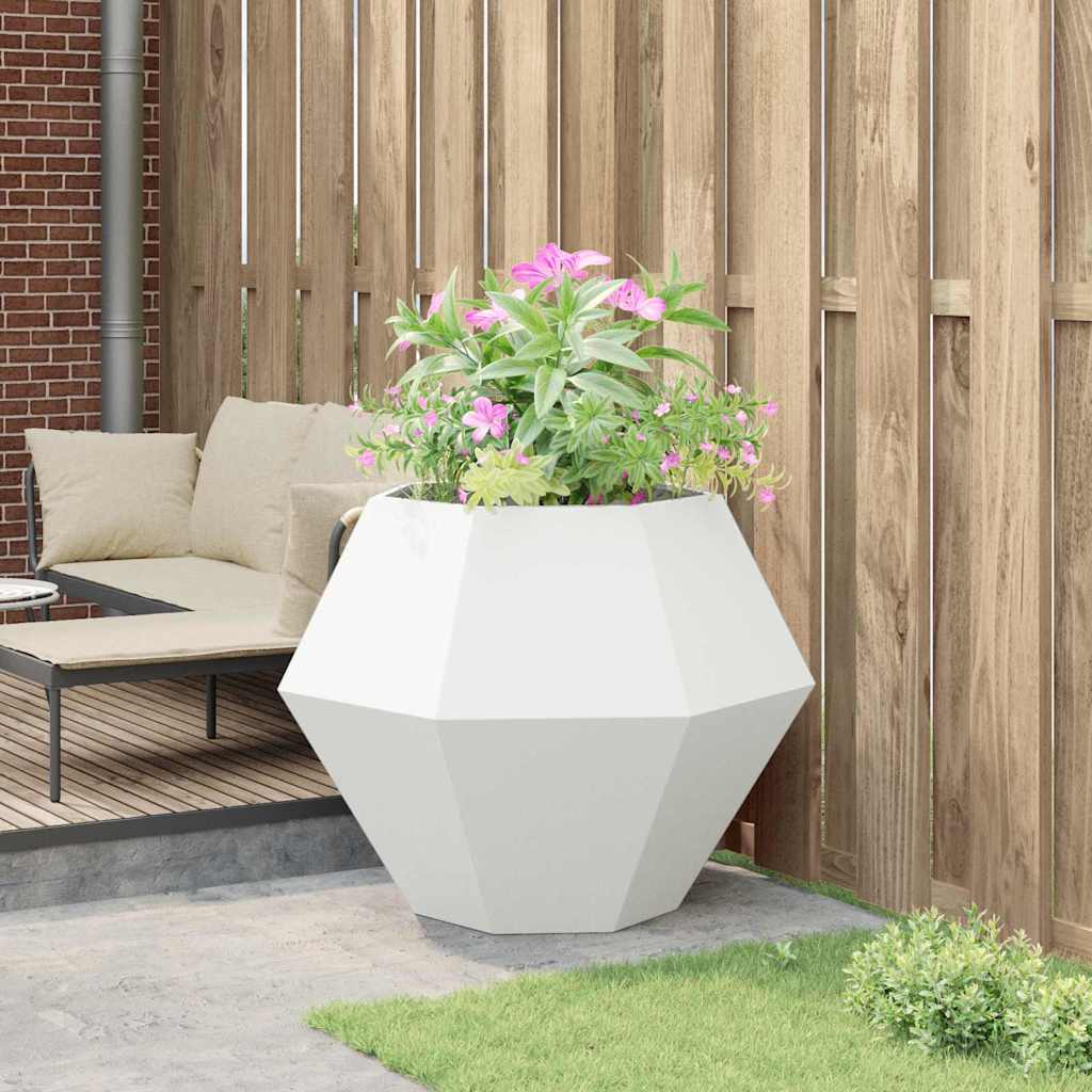 Jardinera Blanco 100 X 100 X 80 Cm Acero_3