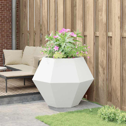 Jardinera Blanco 100 X 100 X 80 Cm Acero_3