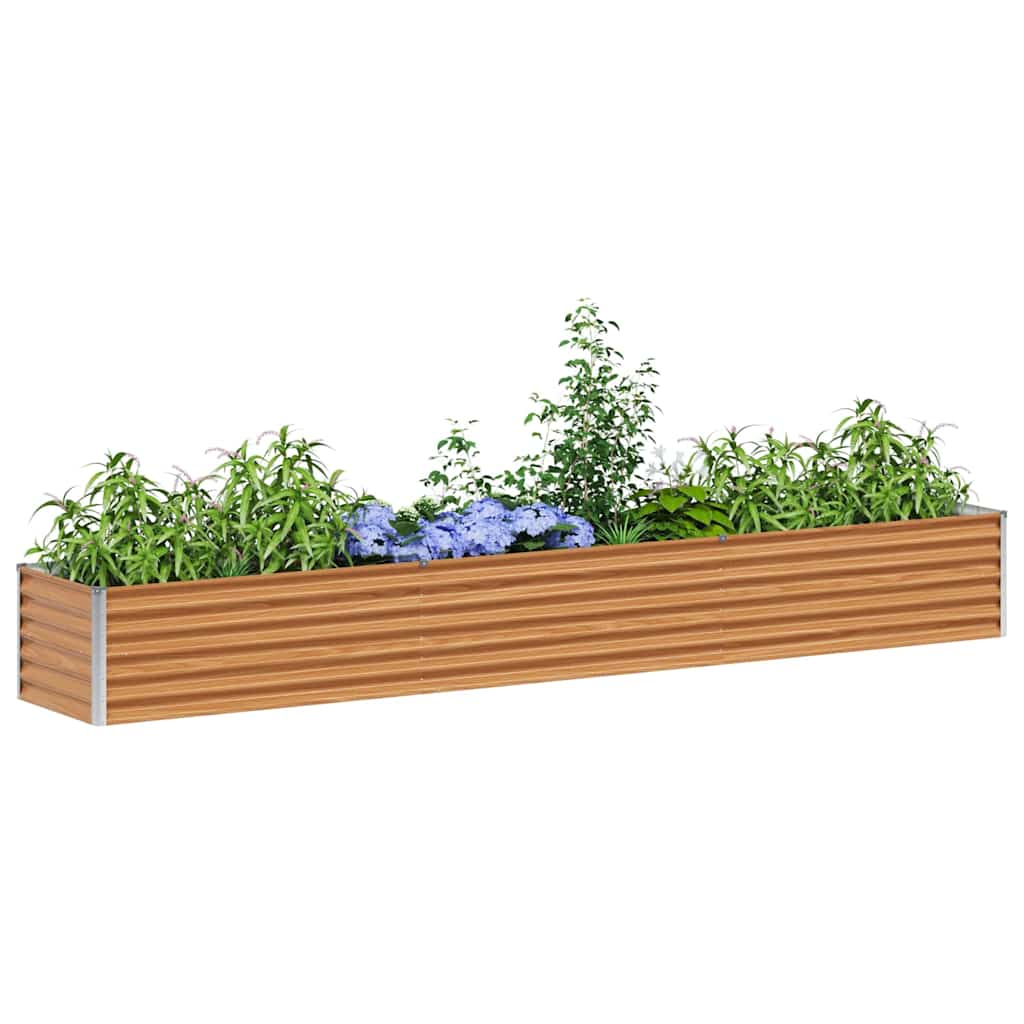 Arriate Elevado Marrón Claro 290 X 50 X 36 Cm Acero Galvanizado_2