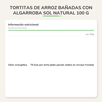 Información nutricional