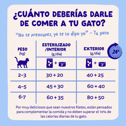 Filetes de atún con pollo para gatos Edgard & Cooper 70 g