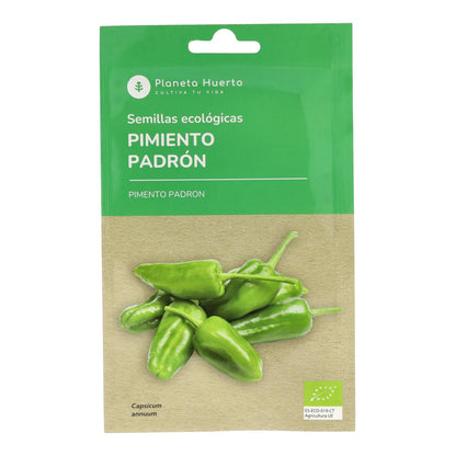 Sementes de Pimento Padrón Biológicas do Planeta Huerto