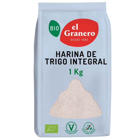 Farinha de Trigo Integral Biológica El Granero 1 kg