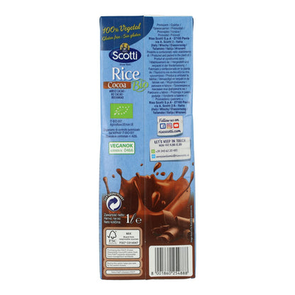 Bebida Orgânica de Arroz e Chocolate Scotti 1 L