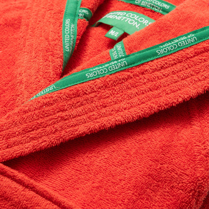 Albornoz Con Capucha L/xl 360gsm 100% Algodón Naranja Rainbow