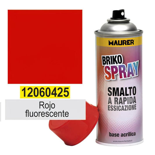 Spray Pintura Rojo Fluorescente 400 Ml._0