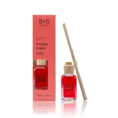 Ambientador Mikado de Frutos Rojos Origins SYS Aromas 45 ml | Aroma Dulce y Afrutado | Energizante_0