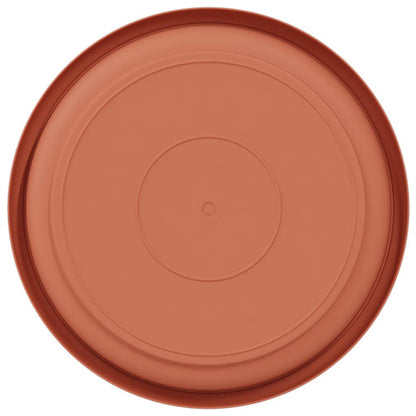 Bandeja Redonda Para Flores 6 Uds. Rojo Ladrillo Ø 17,5 X 2 Cm_5
