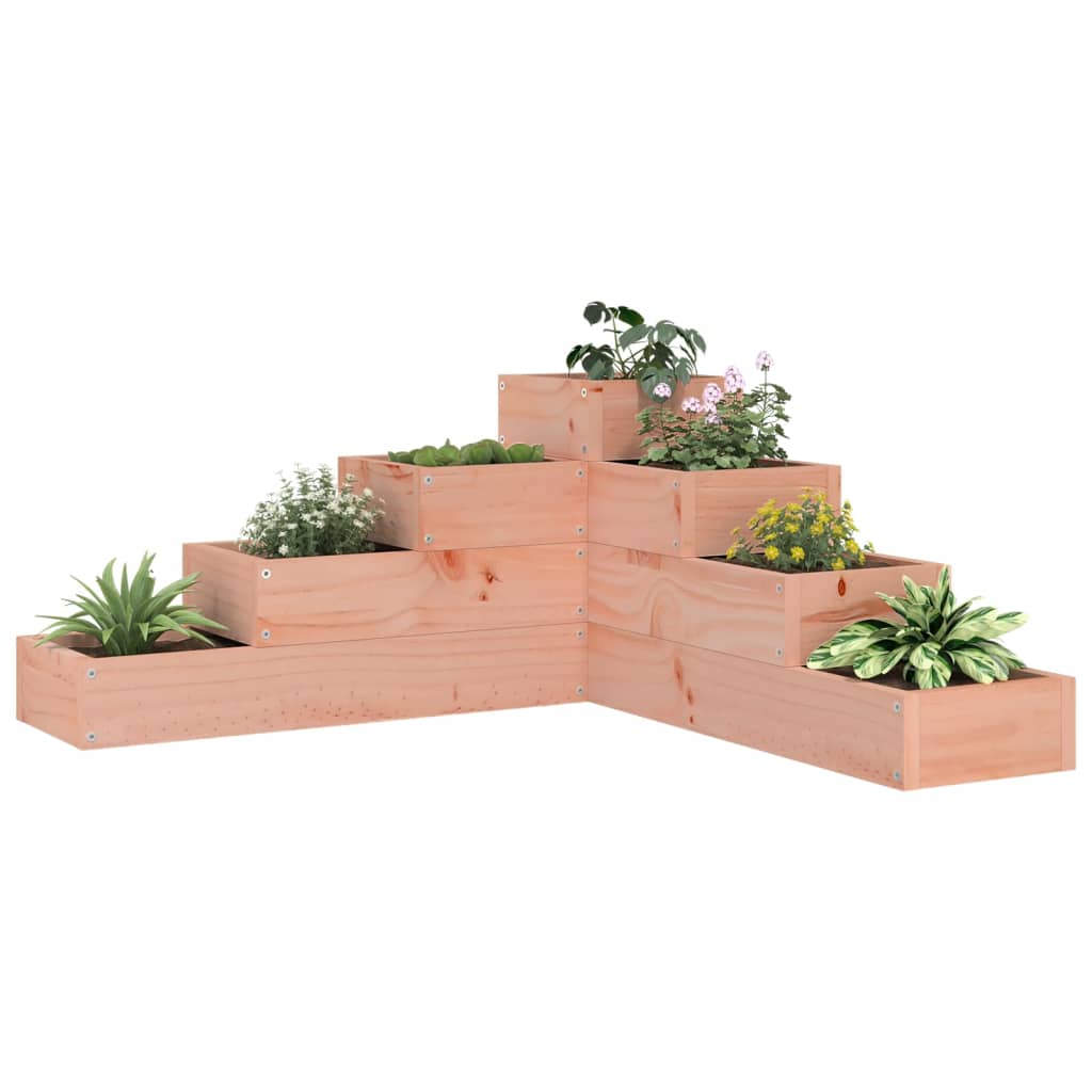 Jardinera De 4 Niveles Madera Maciza Douglas 80,5x79x36 Cm_1