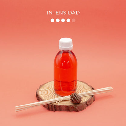Recambio Mikado Frutos Rojos 200 ml con Varillas | Aroma Dulce y Frutado | Refill Difusor | Larga Duración_3