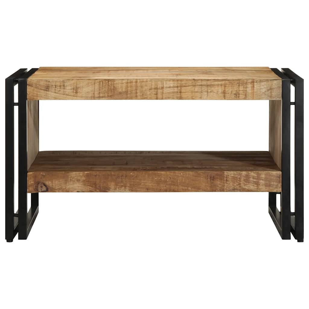Mesa De Centro 70x50x38 Cm Madera Maciza De Mango_2