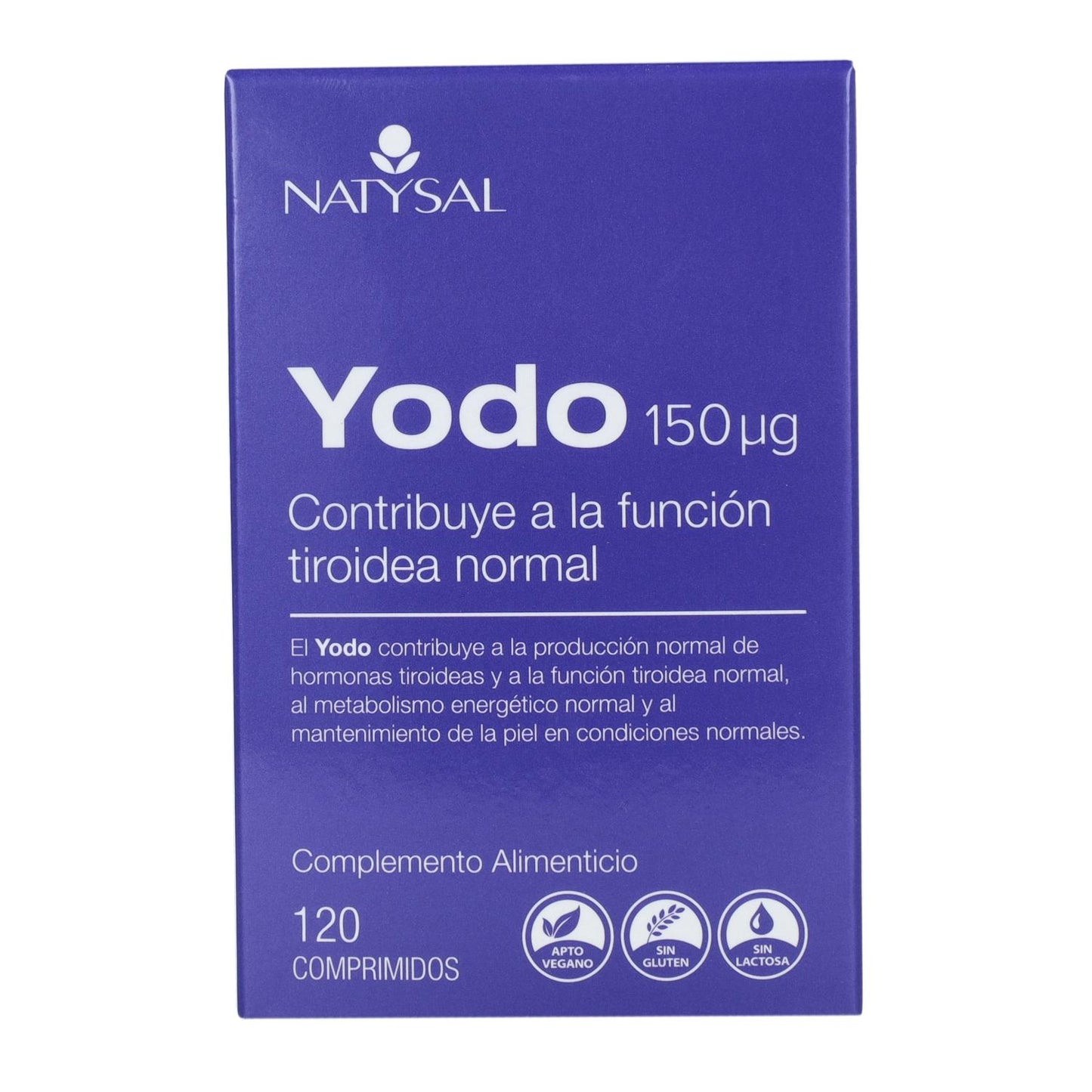 Suplemento alimentar de iodo 120 comp Natysal