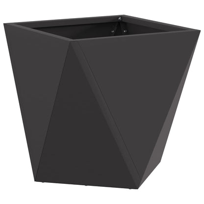 Jardinera 2 Uds. Negro 30 X 30 X 30 Cm Acero_4
