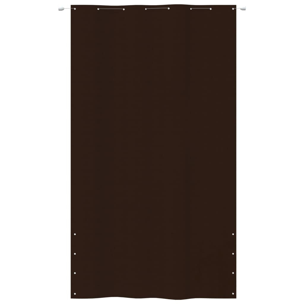 Vidaxl Toldo Pantalla Para Balcón Tela Oxford Marrón 160x240 Cm_1