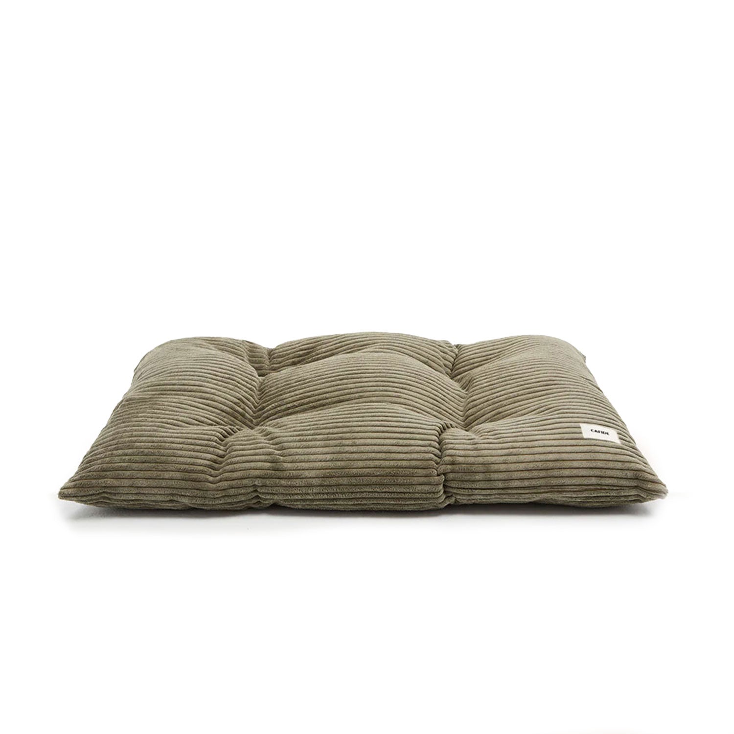 Cafide Cojín De Material Reciclado Para Perro Con Tejido De Pana Verde. Modelo Bela._0