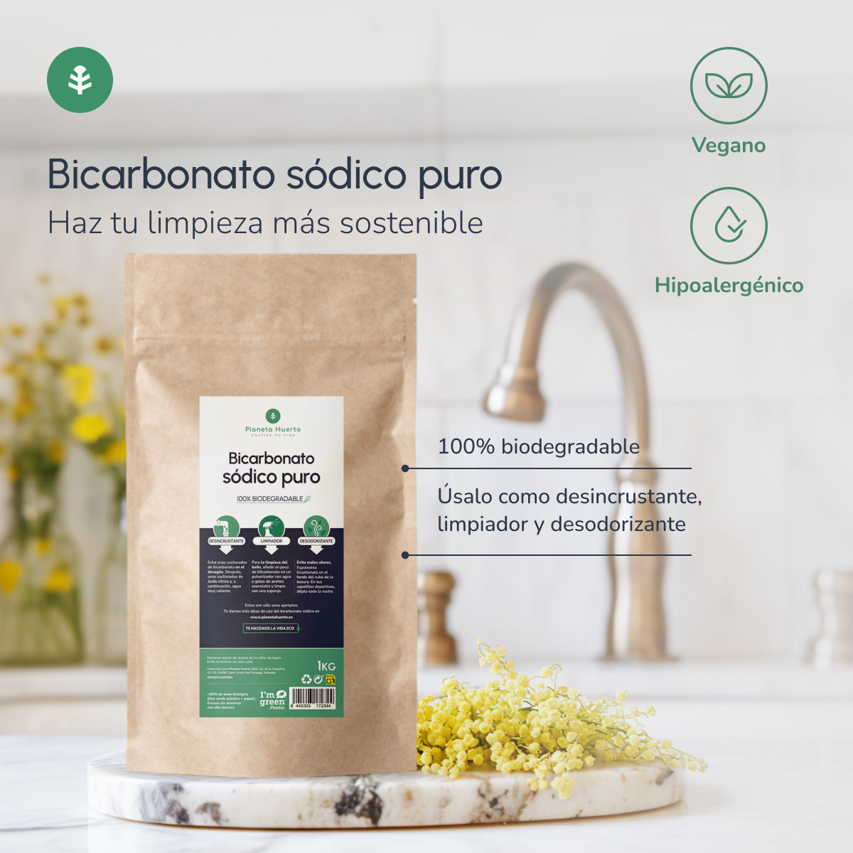 Planeta Huerto Bicarbonato de Sódio 1 Kg