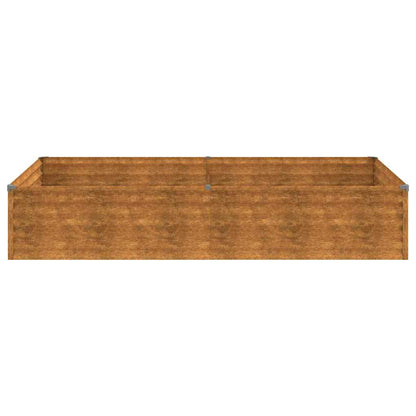Jardinera Acero Corten 195x100x36 Cm_3