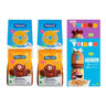 Pacote de pequeno-almoço com cereais e bolachas Smileat