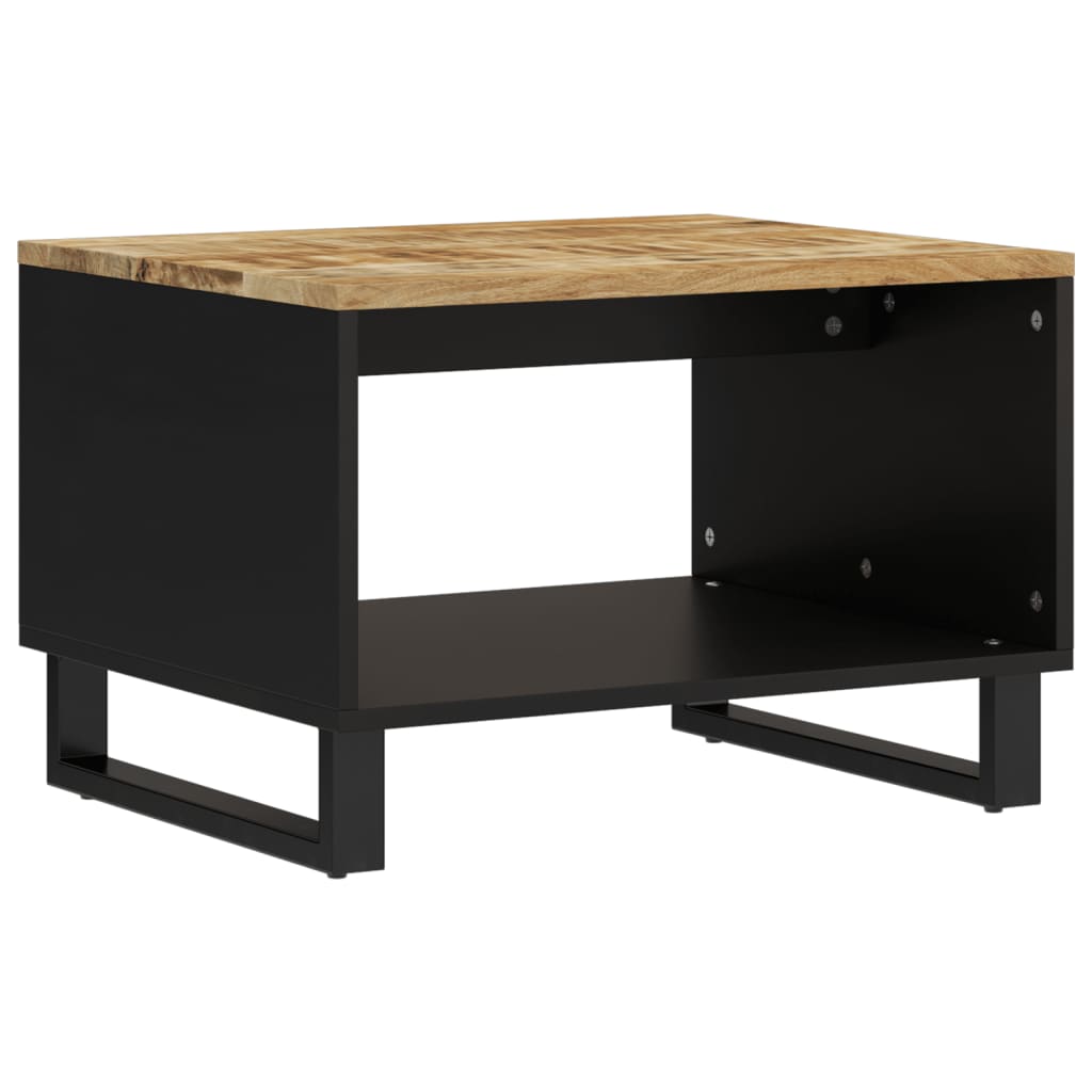 Mesa De Centro De Madera Maciza Mango 60x50x40 Cm_0