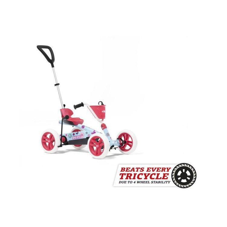 Coche De Pedales Berg Buzzy Bloom 2 En 1._0