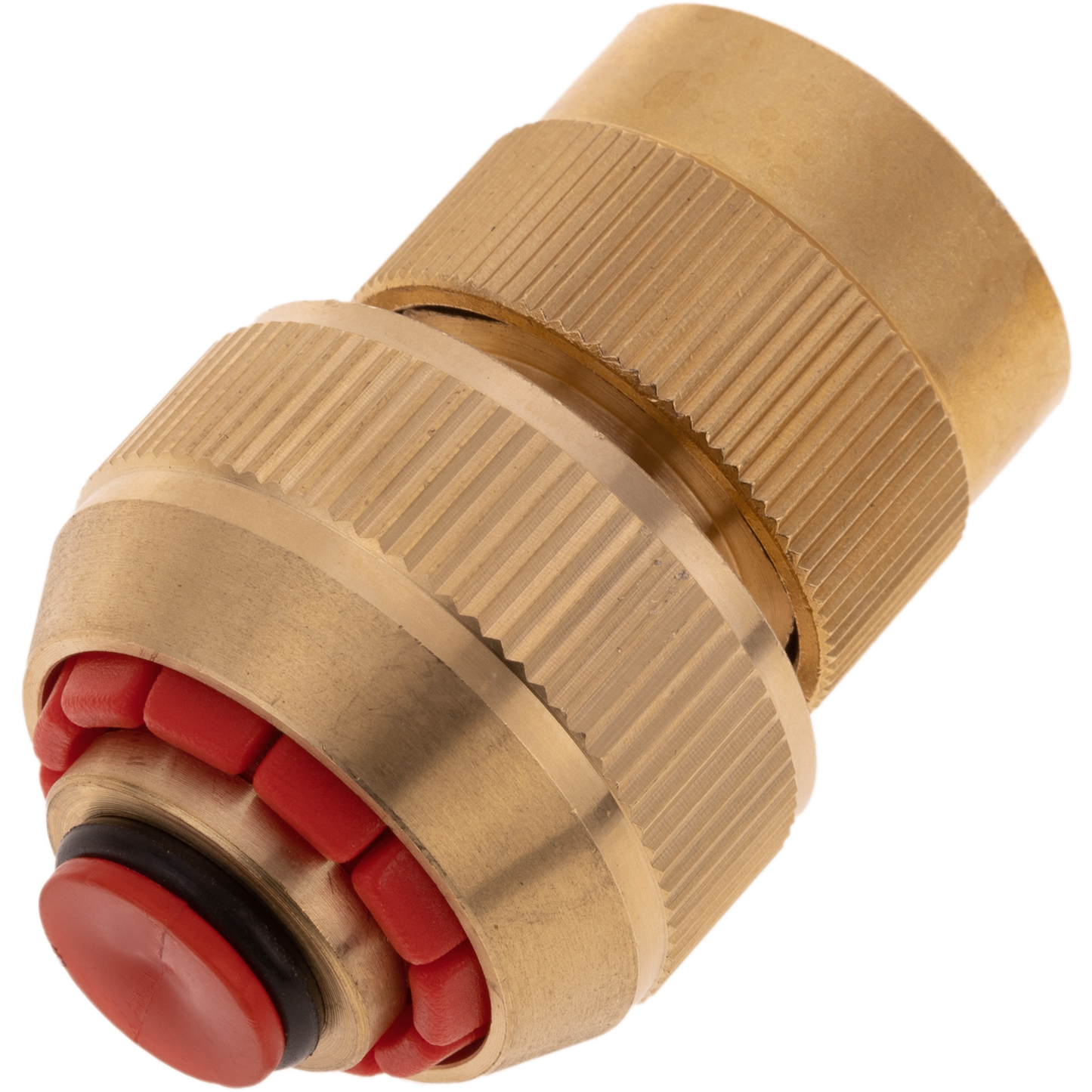 Enlace Rápido Doble Stop De 19 Mm De Latón Zincado Para Instalación De Programador De Riego_0