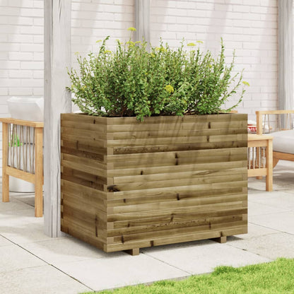 Jardinera Madera De Pino Impregnada 90x60x72 Cm_2