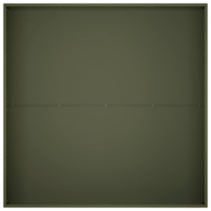 Macetero De Jardín Verde Oliva 80 X 80 X 20 Cm_3