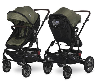 Carro De Bebé Tres Piezas Convertible Lora Hasta 15 Kg Loden Green_2