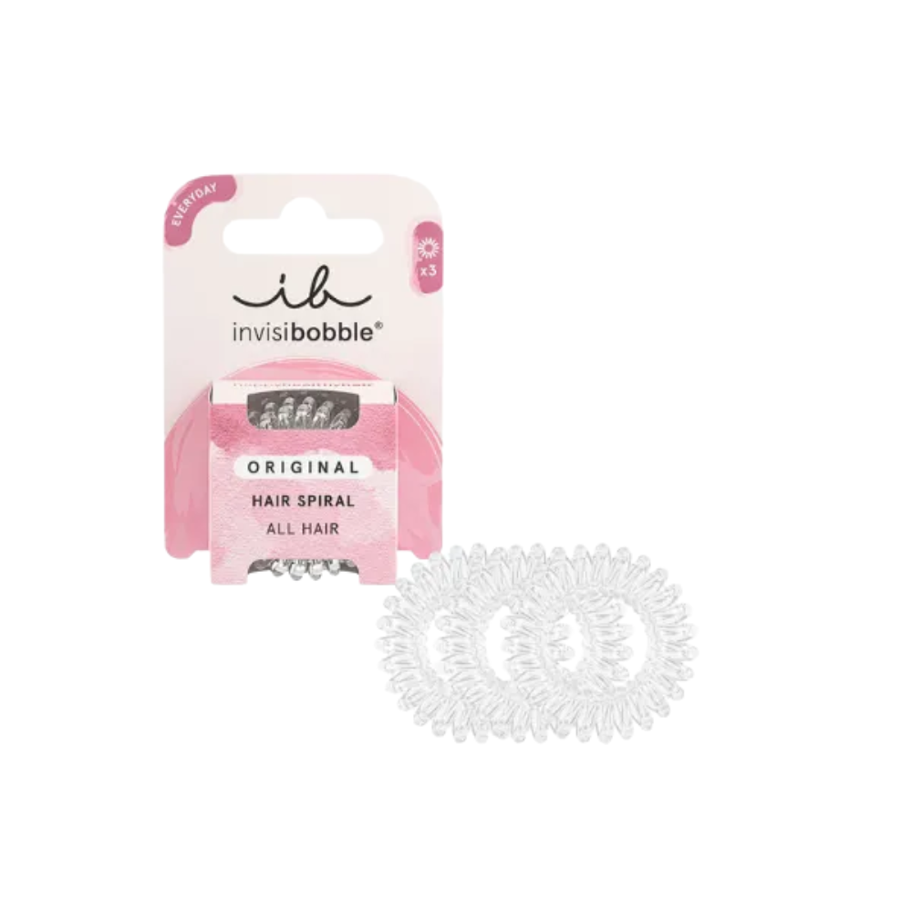 Invisibobble Original Hair Spiral Crystal Clear 3uds_0
