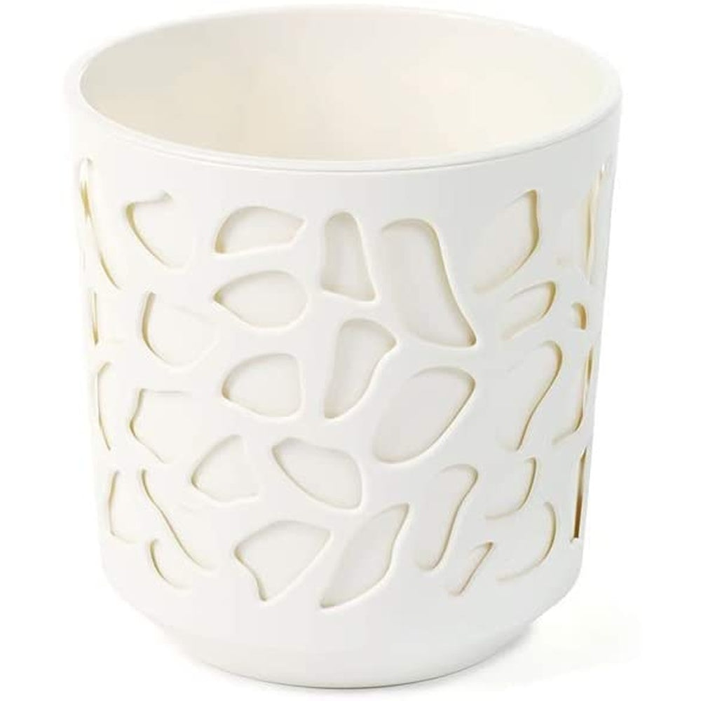 Maceta Duet 250 Crema Y Crema_0