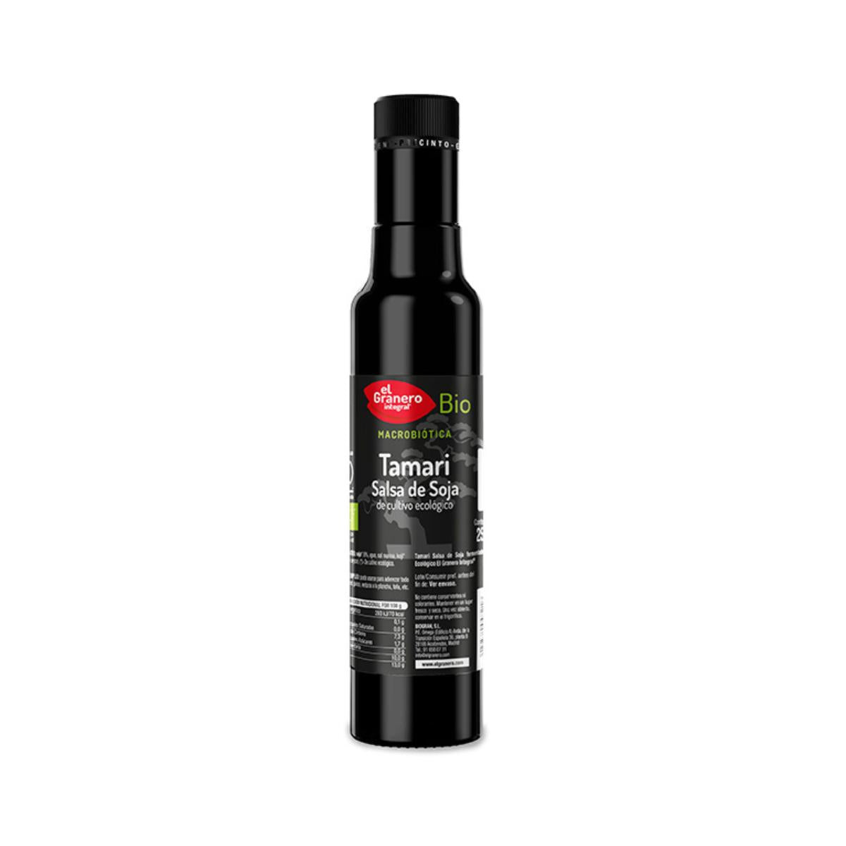 Molho de Soja Tamari El Granero, 250 ml