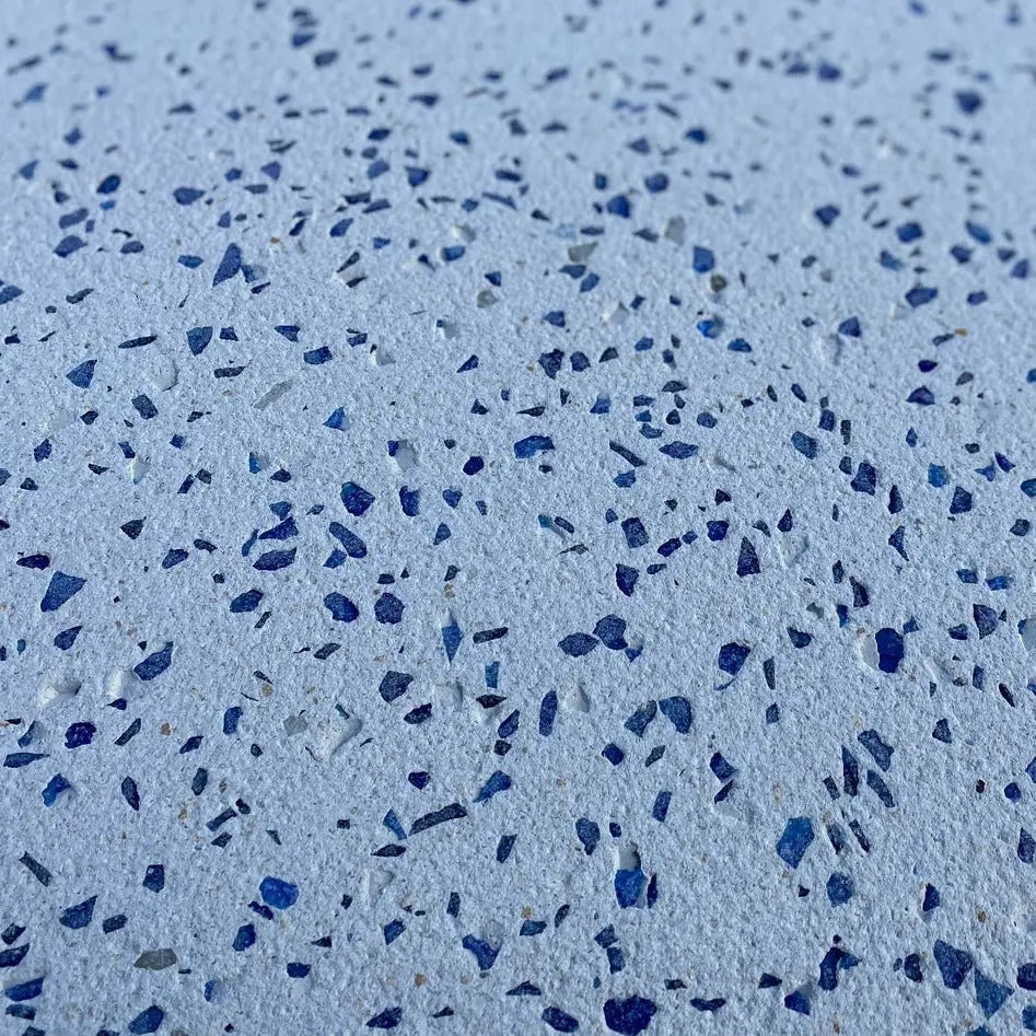 Losa Cuadrada 75x75 Cm | Recycla / Palet - 14 Unidades / 75x75x5 Cm. / Blanco + Vidrio Azul_4