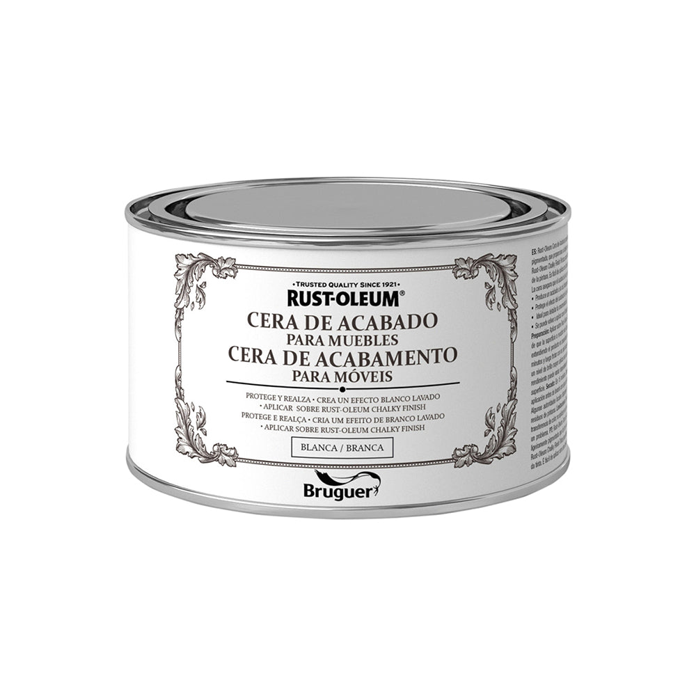 Cera Acabado Para Muebles - 400 Ml - Blanco_0