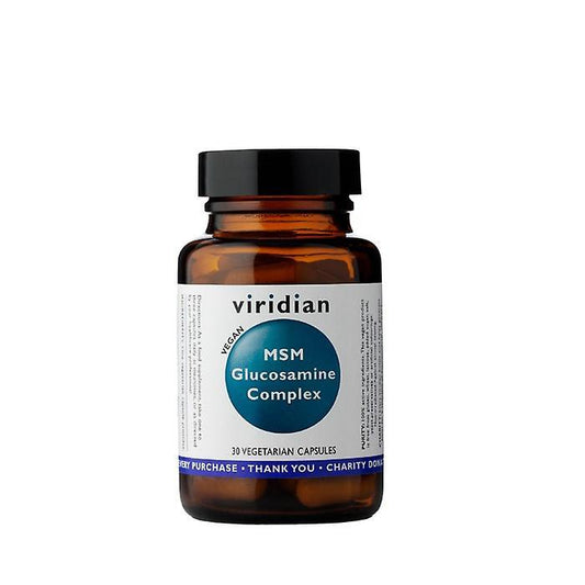 Viridian Glucosamina MSM 30 Cápsulas Vegetais