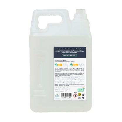 Máquina de lavar louça manual hipoalergénica, sem fragrância, Eco Planeta Huerto 5l