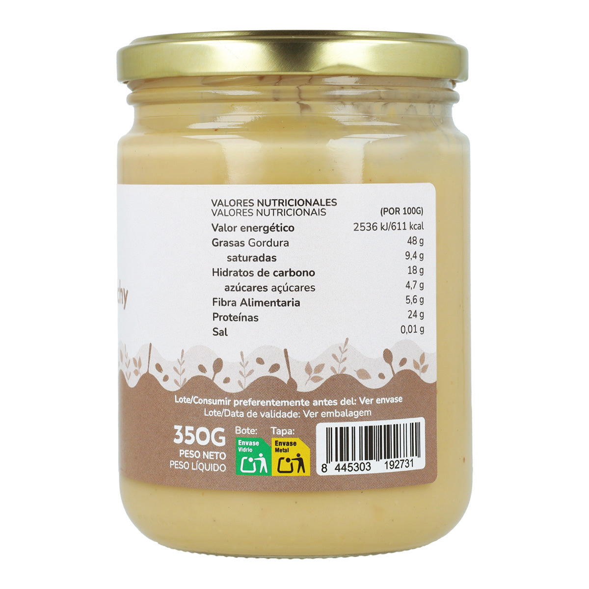 Manteiga de Amendoim Crocante ECO Planeta Huerto 350g