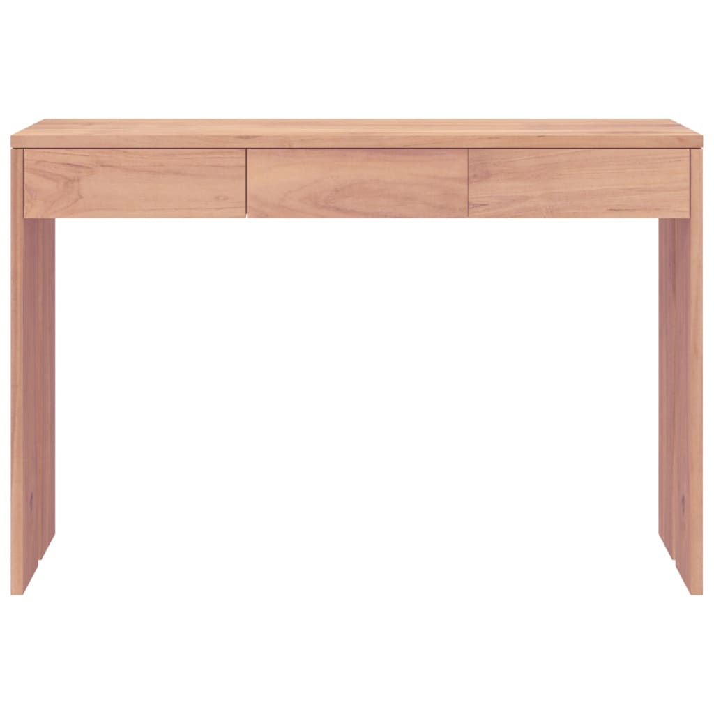 Mesa Consola De Madera Maciza De Teca 110x35x75 Cm_2
