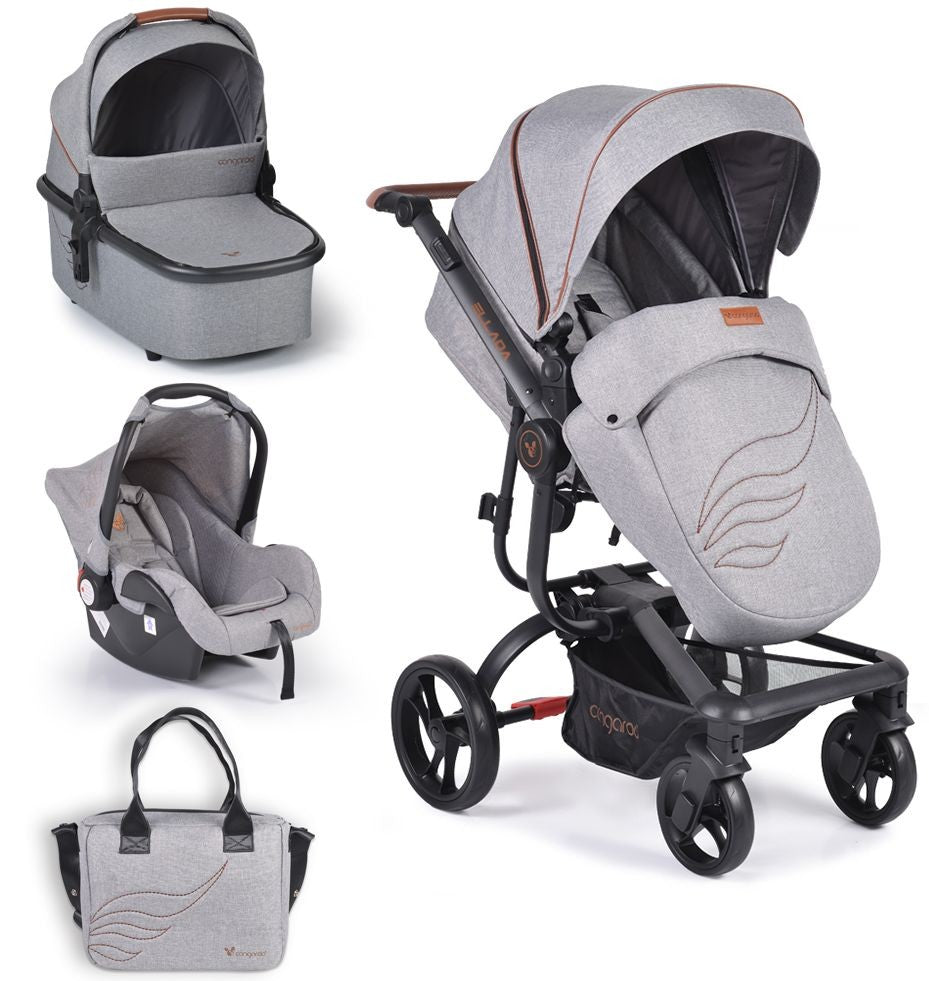 Carrito De Trío Ellada Hasta 22 Kg Grey_0