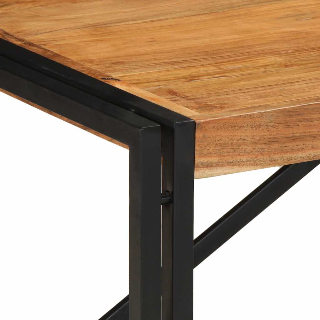 Mesa De Centro 100x50x35 Cm Madera Maciza Acacia_3