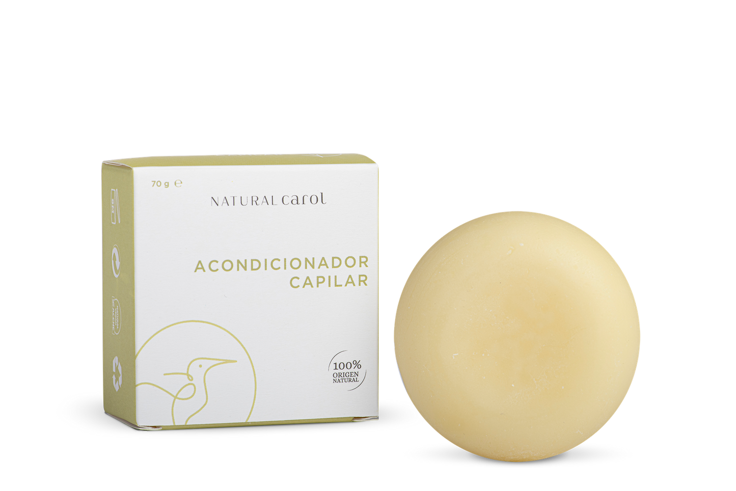 Condicionador sólido natural carol 70 g