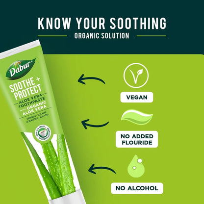 Pasta de dentes ayurvédica com aloé vera 100ml