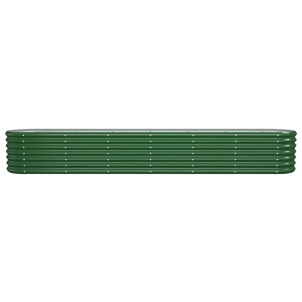 Jardinera Arriate Acero Galvanizado Verde 260x40x36 Cm_2