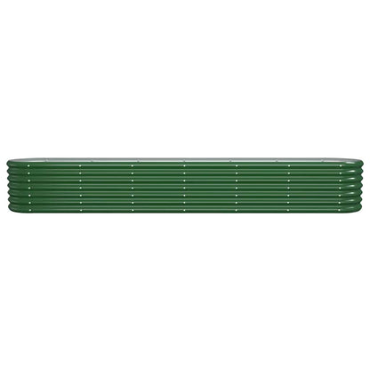 Jardinera Arriate Acero Galvanizado Verde 260x40x36 Cm_2
