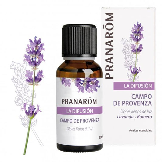 Difusão de Óleos Essenciais Pranarom Provence Field 30 ml