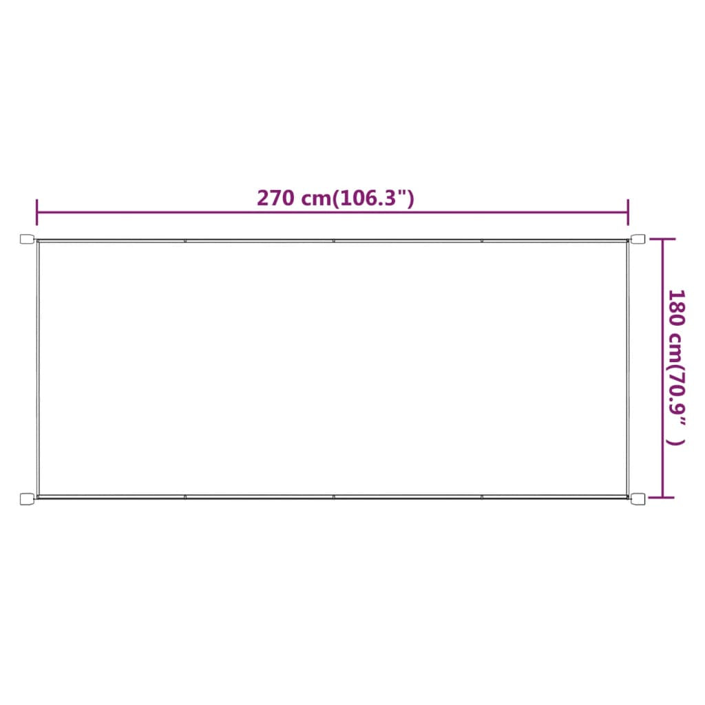 Vidaxl Toldo Vertical Tela Oxford Azul 180x270 Cm_2
