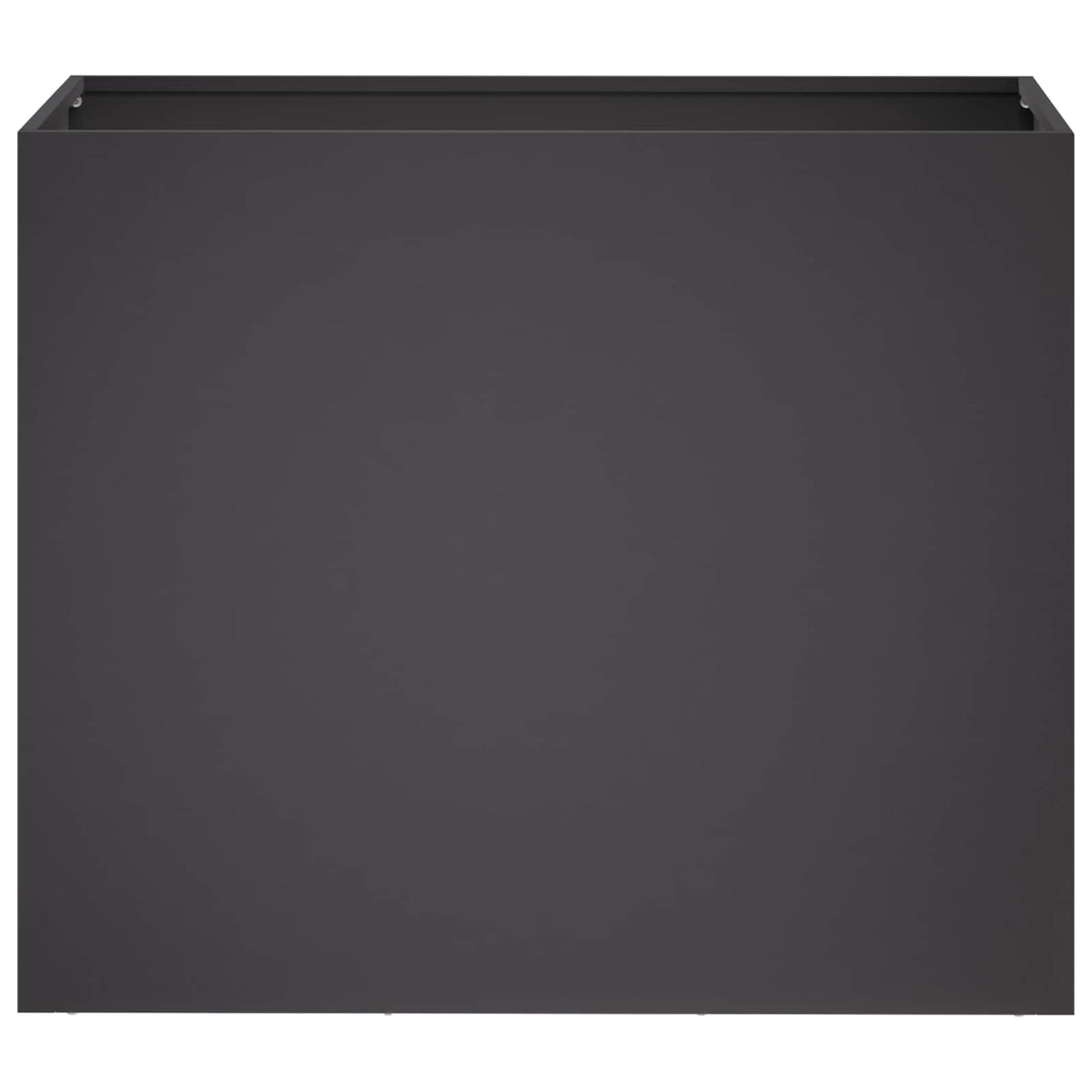 Macetero De Jardín 2 Uds. Negro 60 X 30 X 50 Cm_3