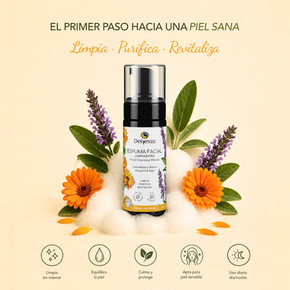 Espuma Limpiadora Facial Bio | Limpieza Diaria Pieles Sensibles_2